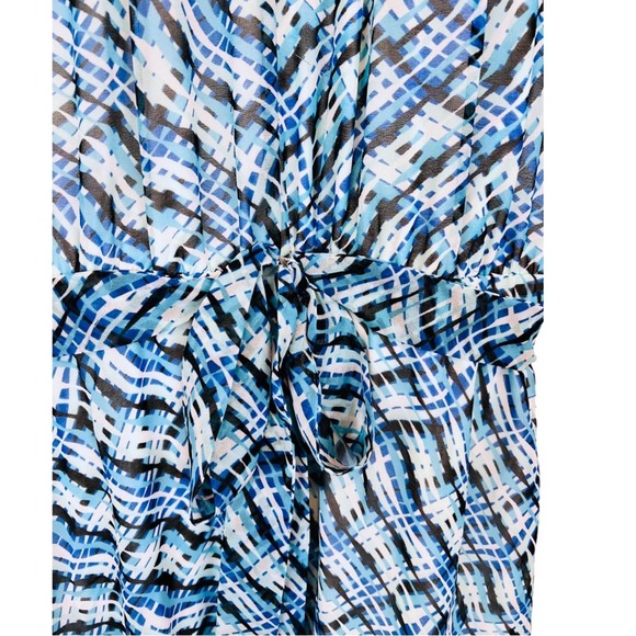 Calvin Klein Printed Chiffon Halter Maxi Dress NWT - Picture 8 of 15